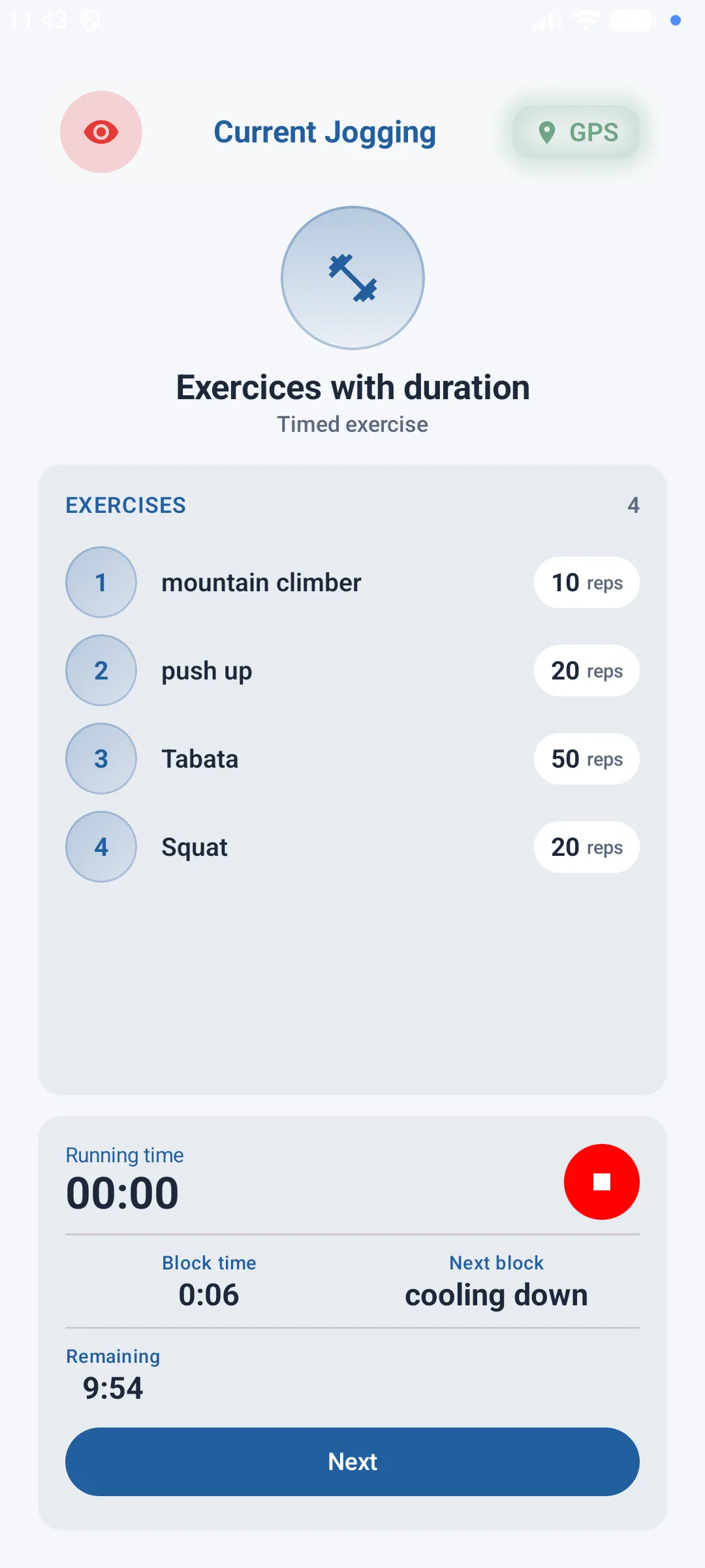 Conditioning block screen